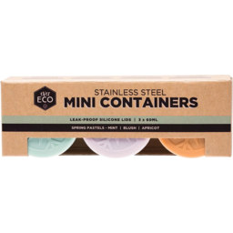 Photo of Ever Eco - Mini Containers Spring Pastels 3 Pack