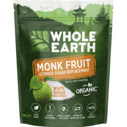 Photo of Whole Earth Organic Monk Fruit Ultimate Sugar Replacement With Erythritol