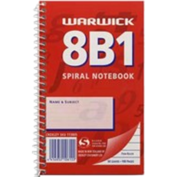 Photo of Warwick 8B1 Notebook