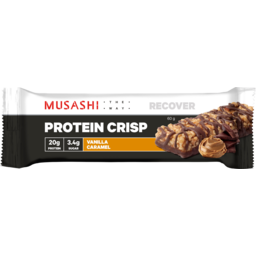 Photo of Musashi Vanilla Caramel Protein Crisp Bar