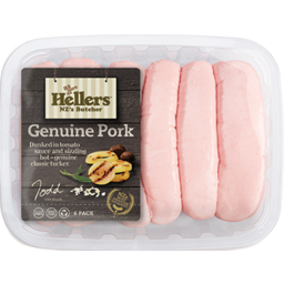 Photo of Hellers Genuine Pork Sausages 6 Pack