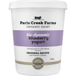 Photo of Paris Creek Blueberry Yoghurt