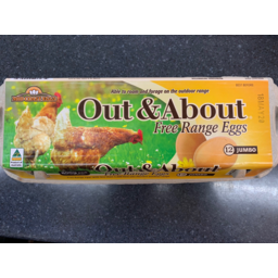 Photo of Out & About Free Range Eggs 12pk 800gm