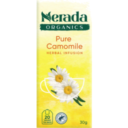 Photo of Nerada Organics Pure Camomile Herbal Infusion Tea Bags