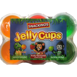 Photo of Snackinos Jelly Cups 6pk 618g