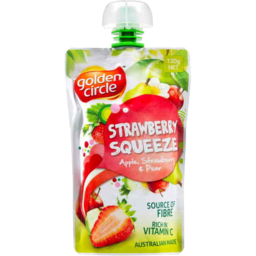 Photo of Golden Circle® Strawberry Squeeze Fruit Snack 120 G 120g