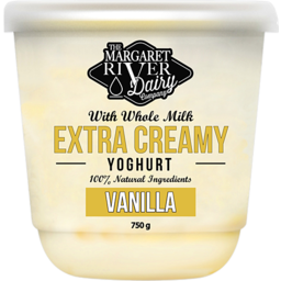 Photo of The Margaret River Dairy Vanilla Yoghurt 160g