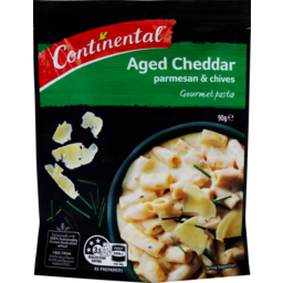 Photo of Continental Aged Cheddar Parmesan & Chive Pasta 90g  