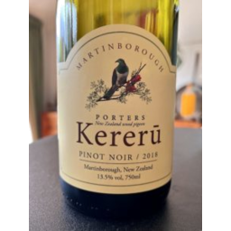Photo of Porters Kereru 2018 Pinot Noir