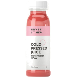 Photo of Hrvst St Ruby Tuesday Watermelon And Pear Cold Pressed Juice