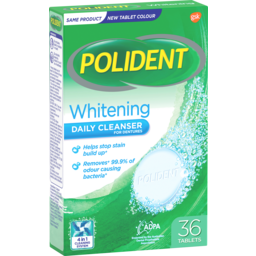 Photo of Polident Whitening Denture Cleanser Tablets 36 Pack