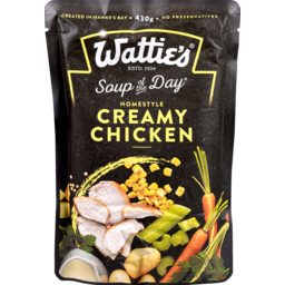 Photo of Wattie's Soup Of The Day Homestyle Creamy Chicken 430g