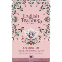 Photo of English Tea Shop Organic Wellness Tea Beautiful Me 20pc