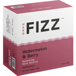 Photo of Hard Fizz Watermelon & Berry Seltzer Cans