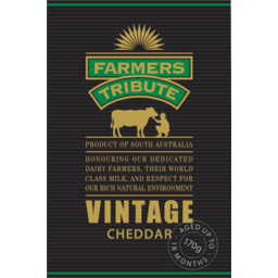 Photo of Farmers Tribute Premium Cheese Wedge Vintage