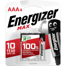 Photo of Ace Energizer Batt Max Aaa 4 Pack