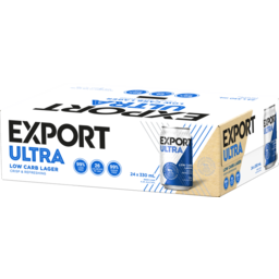 Photo of Export Beer Ultra Low Carb Cans 24 Pack