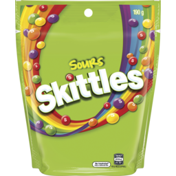 Photo of Skittles Sours Lollies Large Bag 190g