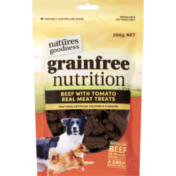 Photo of Vip Natures Goodness Natures Goodness Grain Free BBQ Beef Recipe With Tomato Treats For Dogs