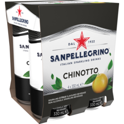 Photo of San Pellegrino Chinotto Sparkling Citrus Cans