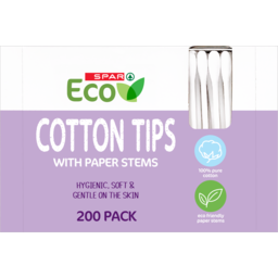 Photo of SPAR Eco Paper Cotton Tips 200PK
