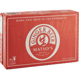 Photo of Matsos Alcoholic Ginger Beer Can 24x330ml