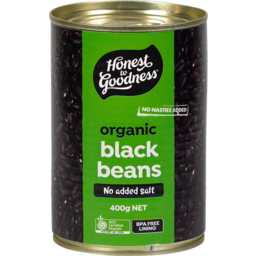 Photo of Honest To Goodness Organic Black Beans 400g