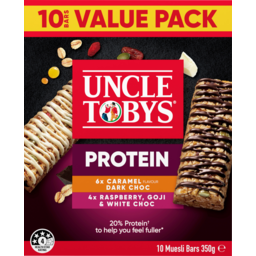 Photo of Uncle Tobys Protein Muesli Bars Value Pack 10 Pack 350g