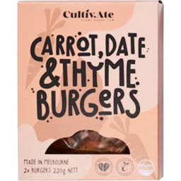 Photo of Cultiv.Ate Burgers Carrot 220g