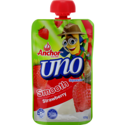 Photo of Anchor Uno Yoghurt Pouch Strawberry 100g