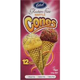 Photo of Eskal Cones - Waffle Ice Cream (Gluten Free) -12 Pack