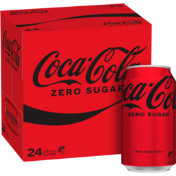 Photo of Coca-Cola No Sugar Soft Drink Multipack Cans 24 Pack 375ml