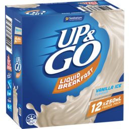Photo of Up&Go Liquid Breakfast Vanilla Ice 12x250ml