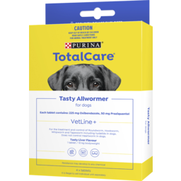 Photo of Purina Total Care Tasty Allwormer For Dogs 4 X Tablets