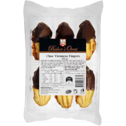 Photo of Baker's Collection Choc Viennese Fingers 6pk