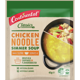 Photo of Continental Classics Simmer Soup Chicken Noodle 45 G 45g