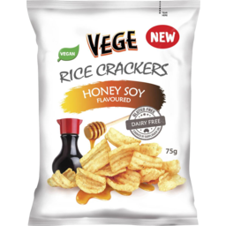 Photo of Vege Chips Rice Crackers Honey Soy 75g
