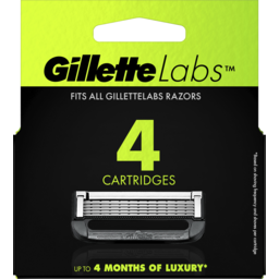 Photo of Gillette Labs Razor Blade Refills, Compatible With Gillettelabs With Exfoliating Bar And Heated Razor, 5 Blades, 4 Count