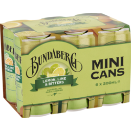 Photo of Bundaberg Lemon, Lime & Bitters Mini Cans