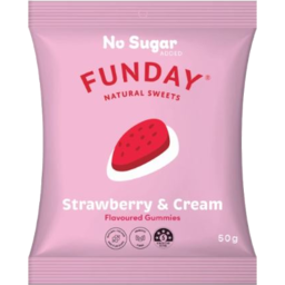 Photo of Funday No Sugar Vegan Strawberry & Cream
