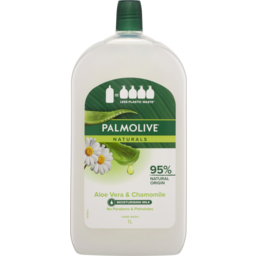 Photo of Palmolive Naturals Liquid Hand Wash Soap 1l, Aloe Vera & Chamomile Refill And Save, No Parabens, Recyclable Bottle 1l