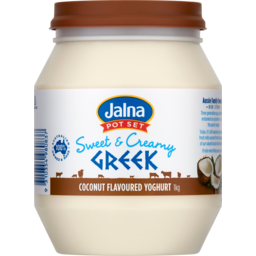 Photo of Jalna Pot Set Sweet & Creamy Coconut Greek Yoghurt 1kg