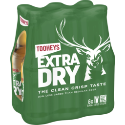 Photo of Tooheys Extra Dry 345ml 6 Pack