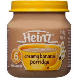 Photo of Heinz® Creamy Banana Porridge 110g 6+ Months 110g