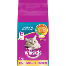 Photo of Whiskas Dry Cat Food Seafood Selection 2kg