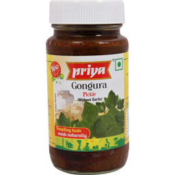 Photo of Priya Pickle - Gongura Without Garlic 300g