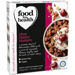 Photo of Food for Health Choc Cherry Clusters Gluten Free 425g