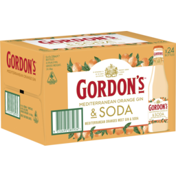 Photo of Gordon's Mediterranean Orange 330ml