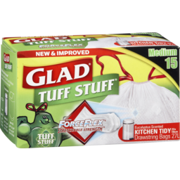 Photo of Glad Kitchen Tidy Tuff Stuff Bags Medium 15pk