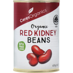 Photo of Ceres Organics Beans Red Kidney 400g